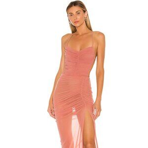 NWT Michael Costello x REVOLVE Follie Gown Mauve S